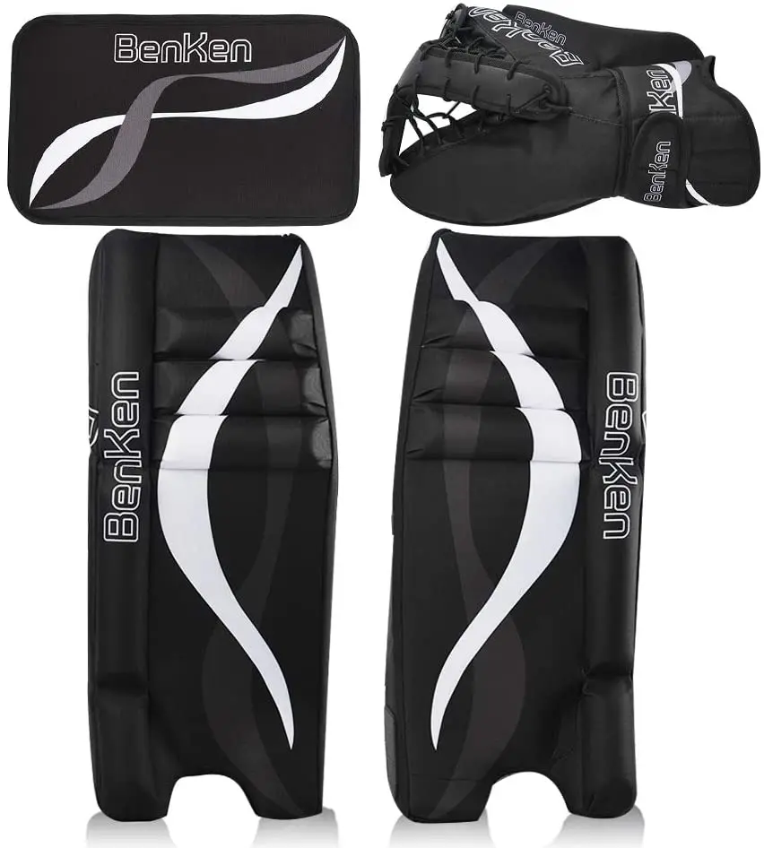 Benken Professional Street Hockey Sports Protection Gear Goalkeeper Gloves Ice Hockey Equipment for Lacrosse & Goalie