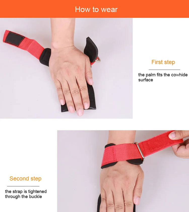 Grips Flex Weight Lifting Gloves Heavy Duty Straps Alternative Power Lifting Hooks for Deadlifts with Padded Wrist Wrap Support