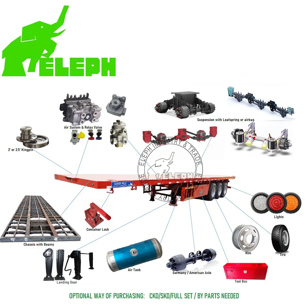 
Tire Rim Suspension on Semi Trailer SKD CKD ALL OPTIONAL 