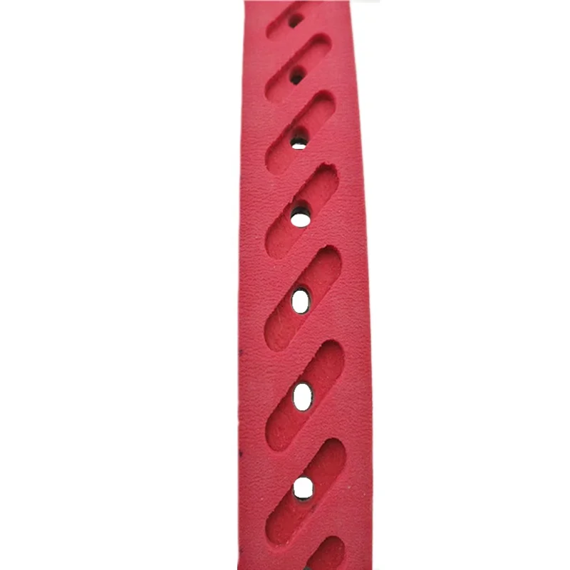 Vacuum Pulling Film rubber  belt Red Rubber Hole Belt