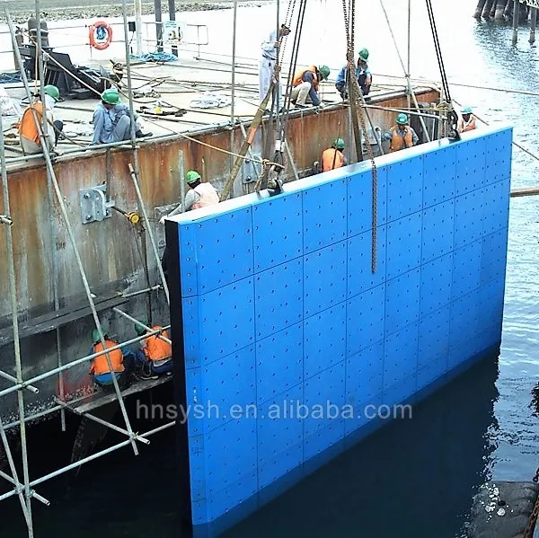 Shipboard fender pier apron fender pad marine boat fender
