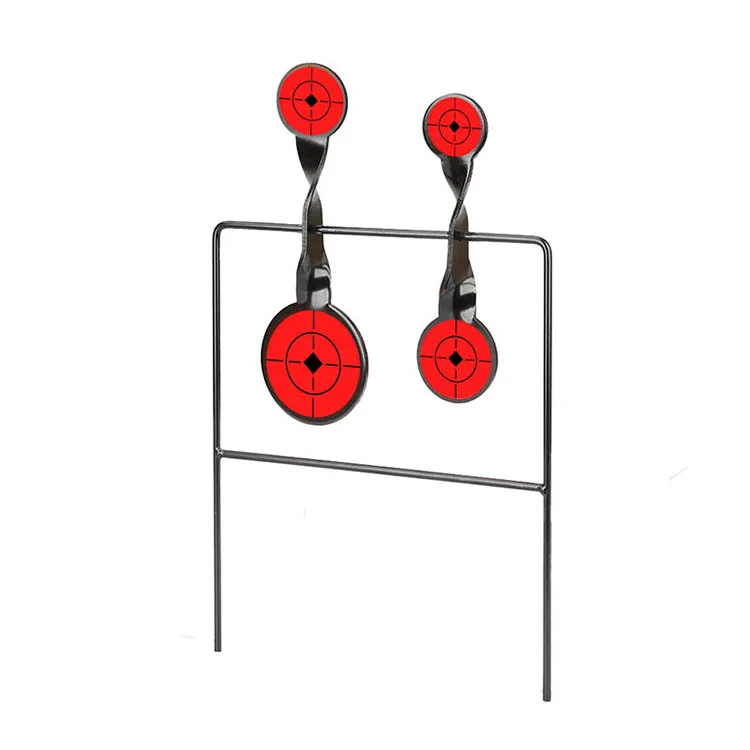 OEM Hard iron material rotatable Shoot target auto reset target for practice 36-0014