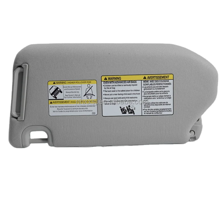 Passenger Right Side Car Sun Visor for Infiniti QX60 2013-2018,Nissan Pathfinder 2013-2018, 96401-9PB0A