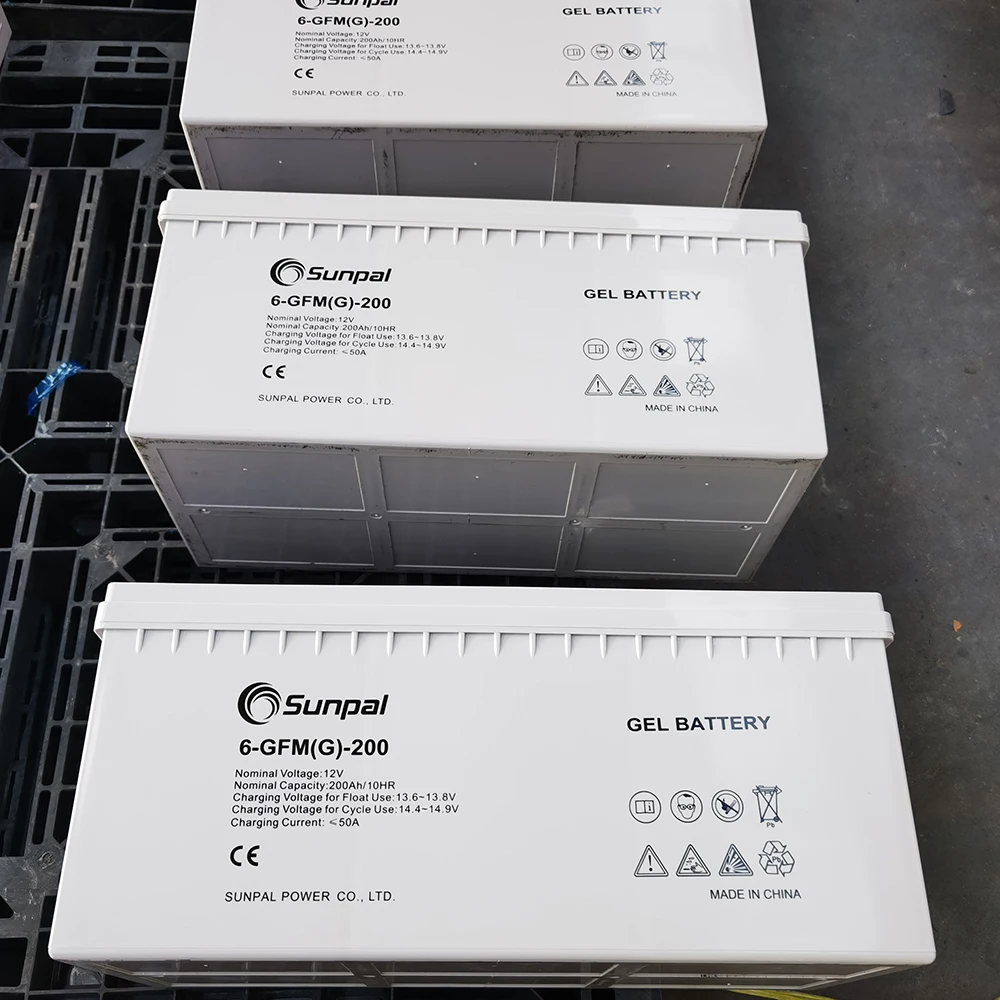 Sunpal Lead Acid Deep Cycle Energy Battery 12V 200Ah Gel Solar for Home Use