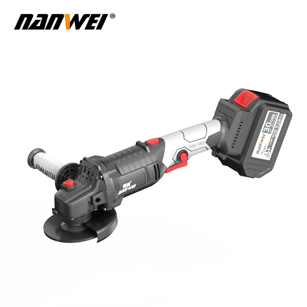 NANWEI Multi-functional Power Drill Set 4 pcs Lithium ion Angle Grinder Brushless Cordless Combos kits
