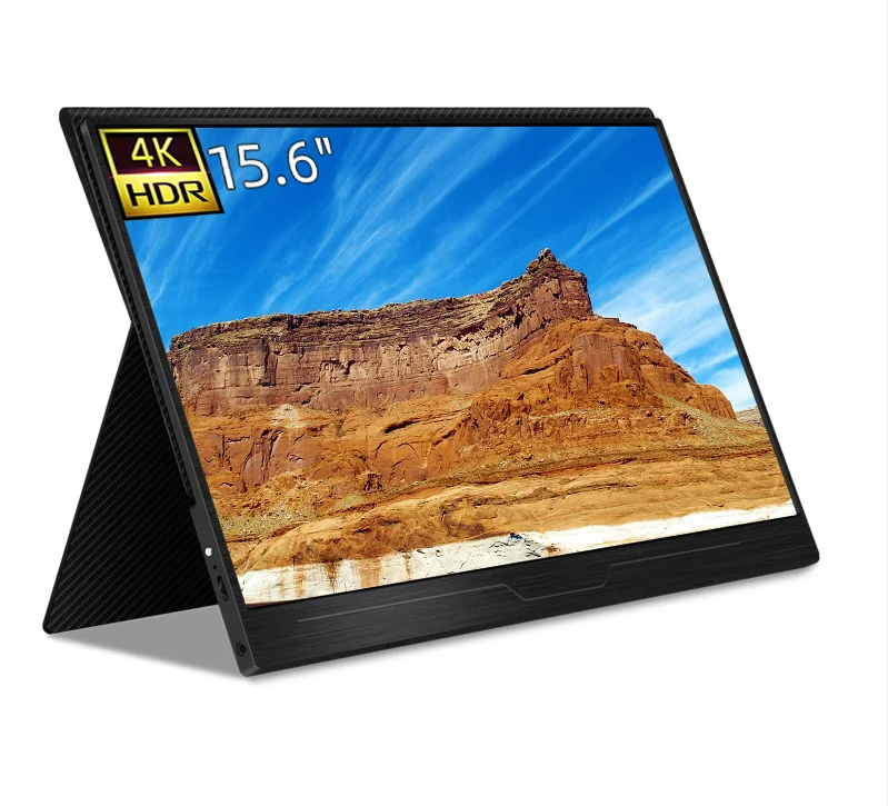 Intehill 15.6 inch 4k monitor dual monitor arm external monitor  with USB Type C and hd