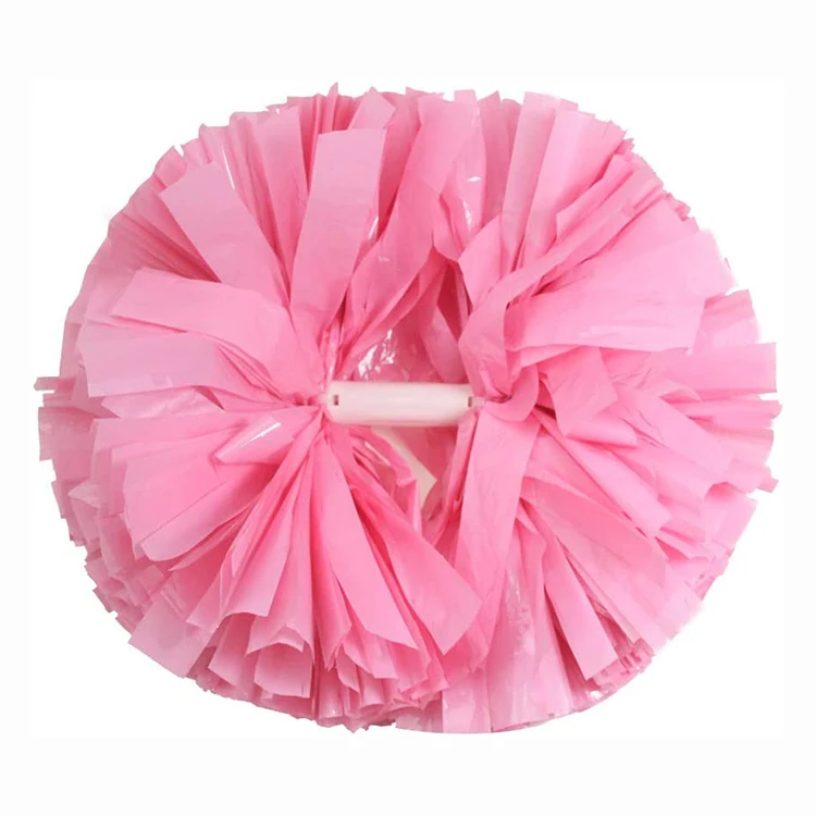 Customized 4/5/6 inches Metallic Macaron Colorful Cheerleading Pom Poms