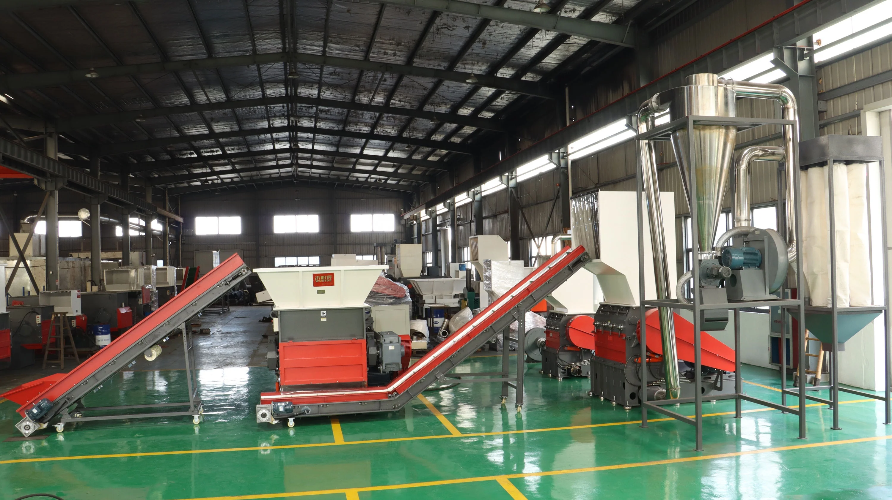 Pvc Belt Conveyor For Translate Crusher Machine Plastic