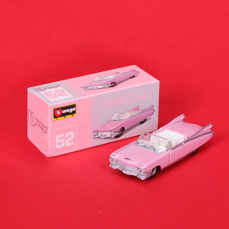 Burago Metal Famous Racing Vehicle Hobby Model Display Classic Sports Collection Gifts Toys Cars 1:64 Diecast Car for Adults