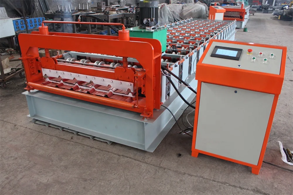 High Quality Corrugated Roof Sheet Making Machine Sheet Roll Forming Machine Automatic Metal Machine
