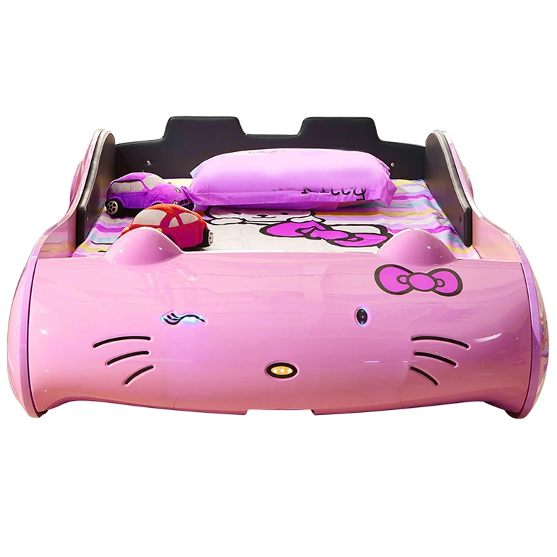 Metal Children Beds With Slide Bed Car For Kids