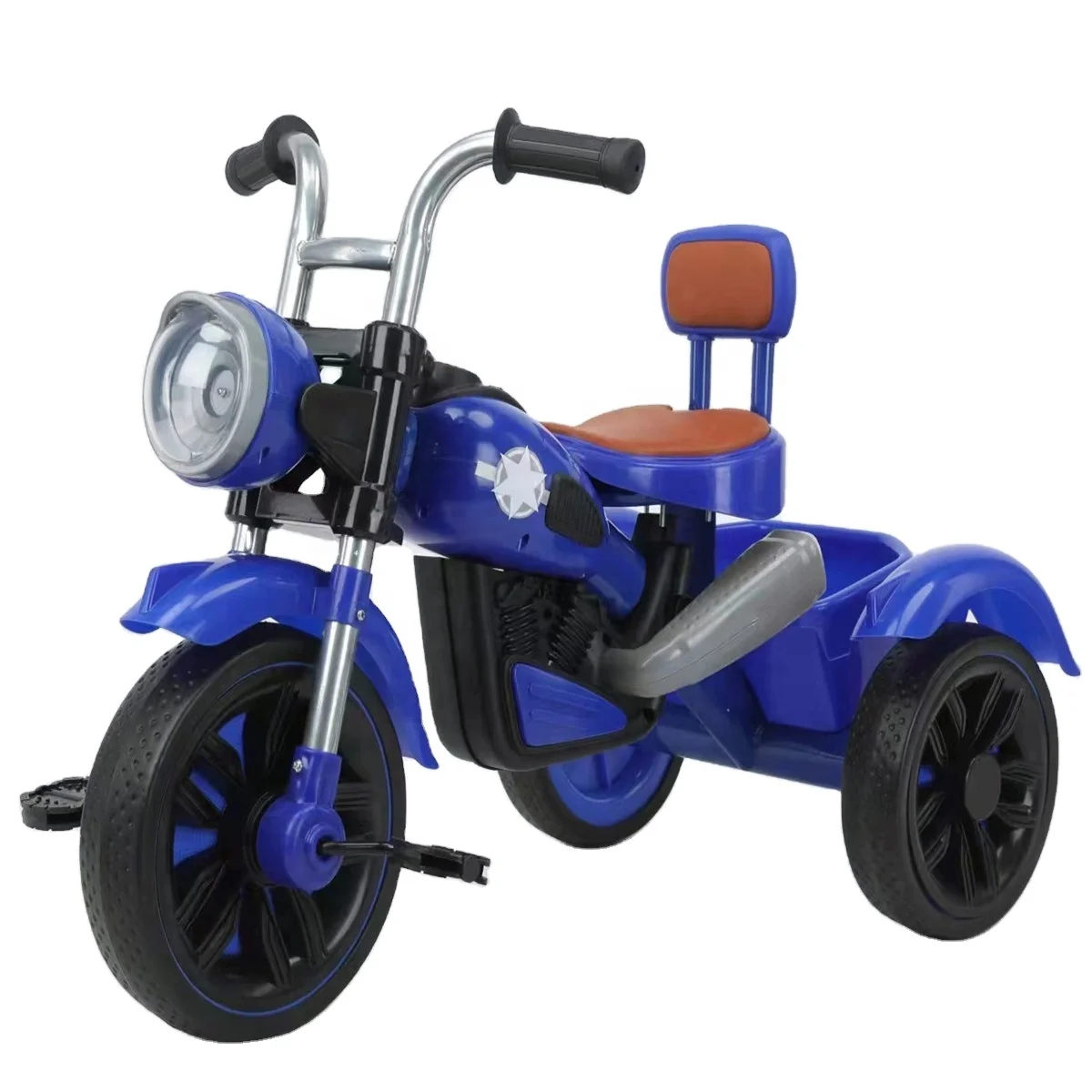 Kids tricycle Folding pedal 1-3-6 year old kids bicycle Baby buggy baby bike