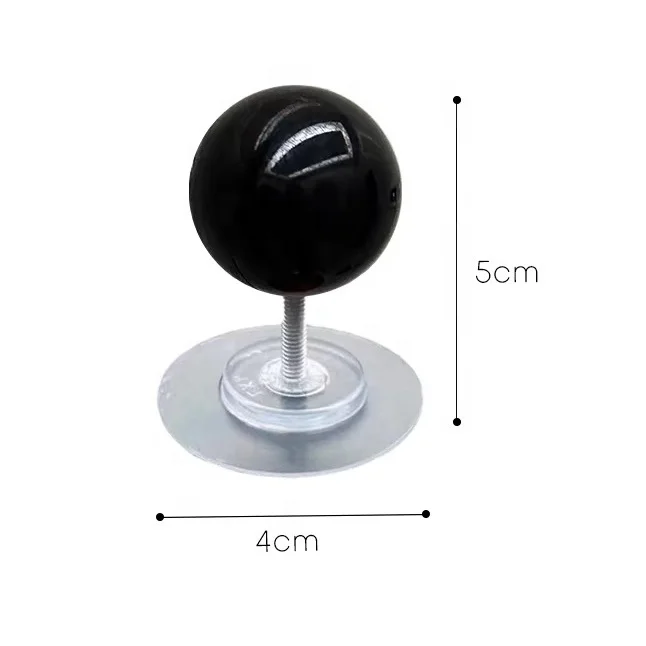 Red ball switch decorative small ornaments wall stickers socket arcade rocker ball paste nut