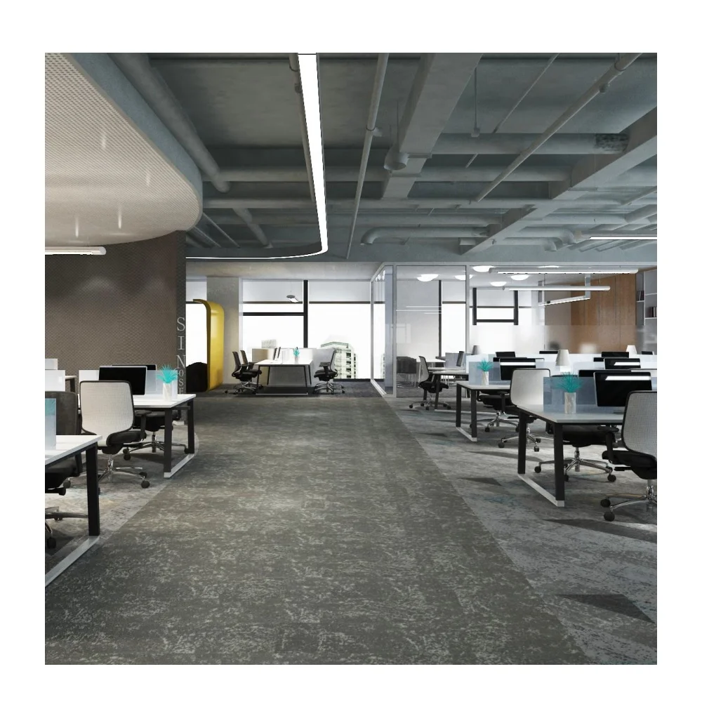 Kaili Modern Designed 25*100 Commercial Modular Office Carpets Nylon Carpet Tiles