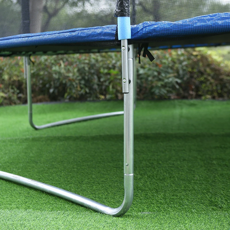 Tengtai cross-border hot selling PP jumping mat durable using outdoor round trampoline with outside net and ladder