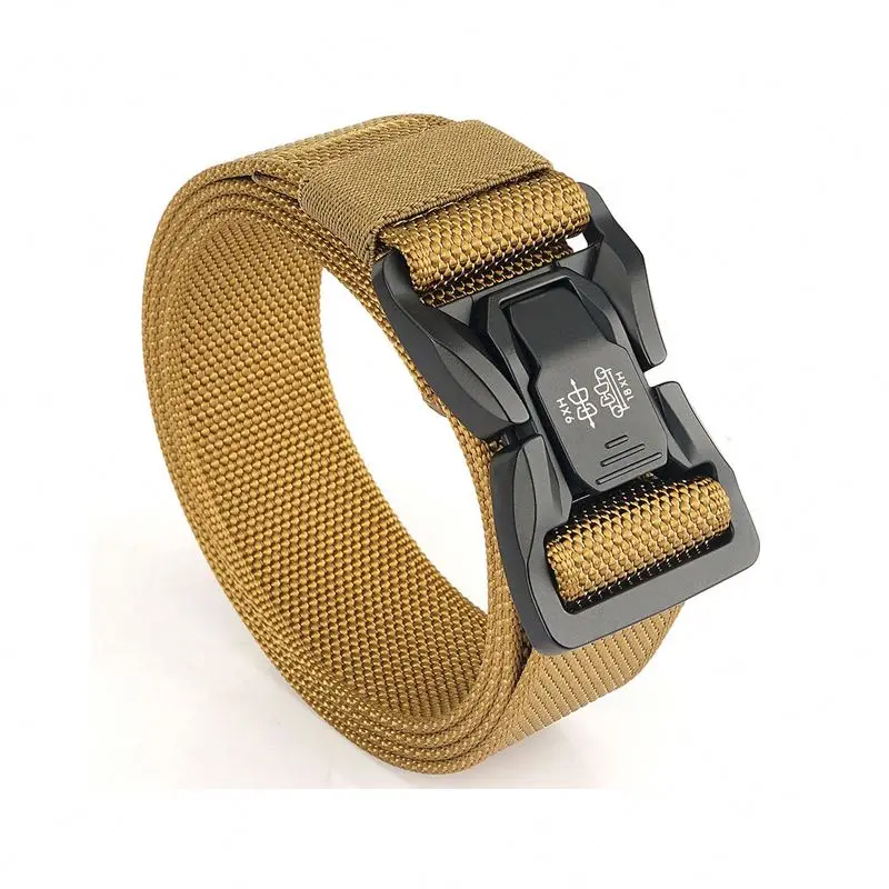 Alfa Quick Release Belt For Men Woven Braided Belts Mens Belt Casual Knitted