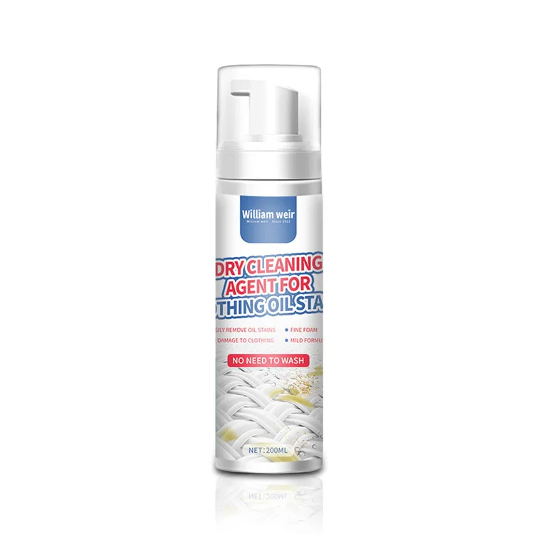 Dry Cleaner for Clothes Portable Dry Spot Remover for Clothes Carpet Oil Stains Eliminator & Eraser Cleaning Fluid Agent Spray