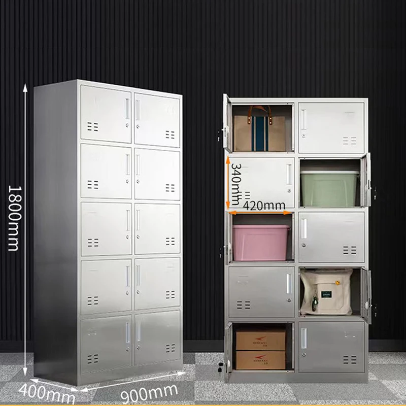 Customized Public Area School Office Metal Steel Storage Wardrobe Changing Room Gym Lockers Cabinet