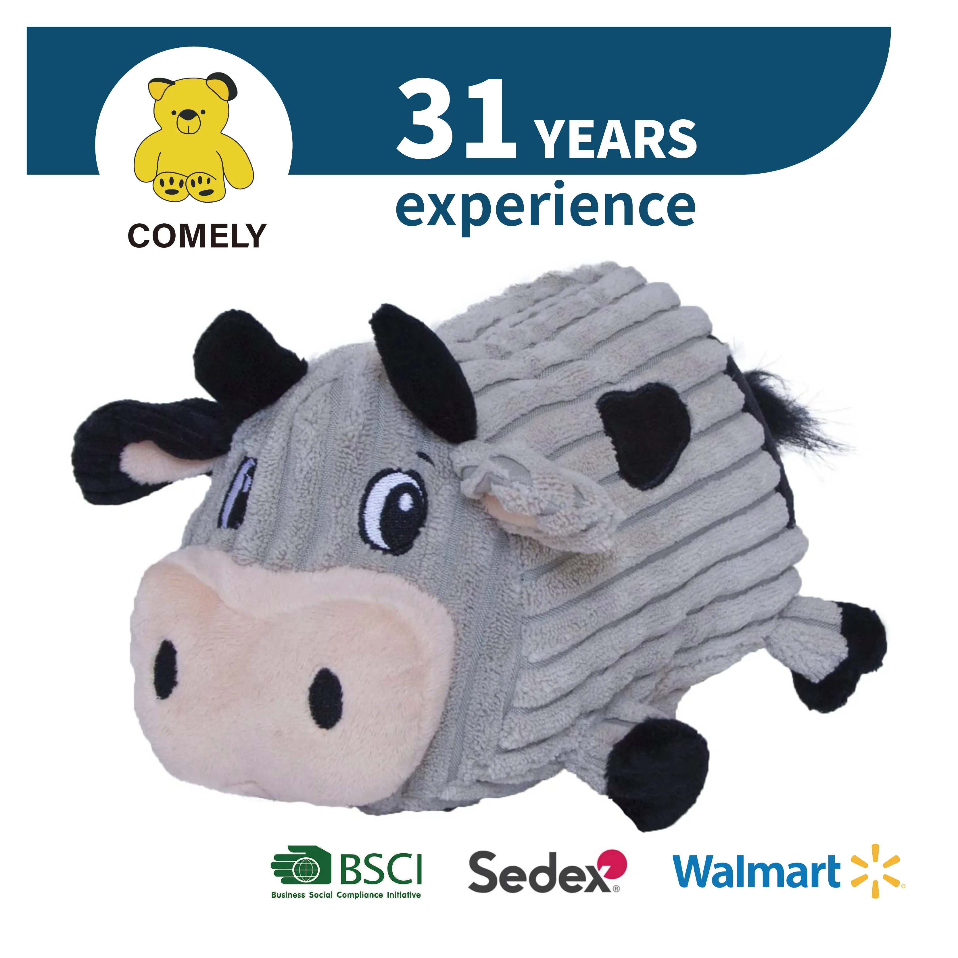 Hotsale OEM ODM Stuffed Plush Toy Giant Sequin Toys Soft Toys For Baby Children Mascot BSCI SEDEX ISO9001