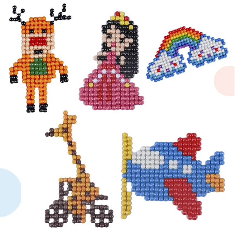 3d diy Детская алмазная живопись, полная картина, детский ручной рисунок, алмазная вышивка, наклейки