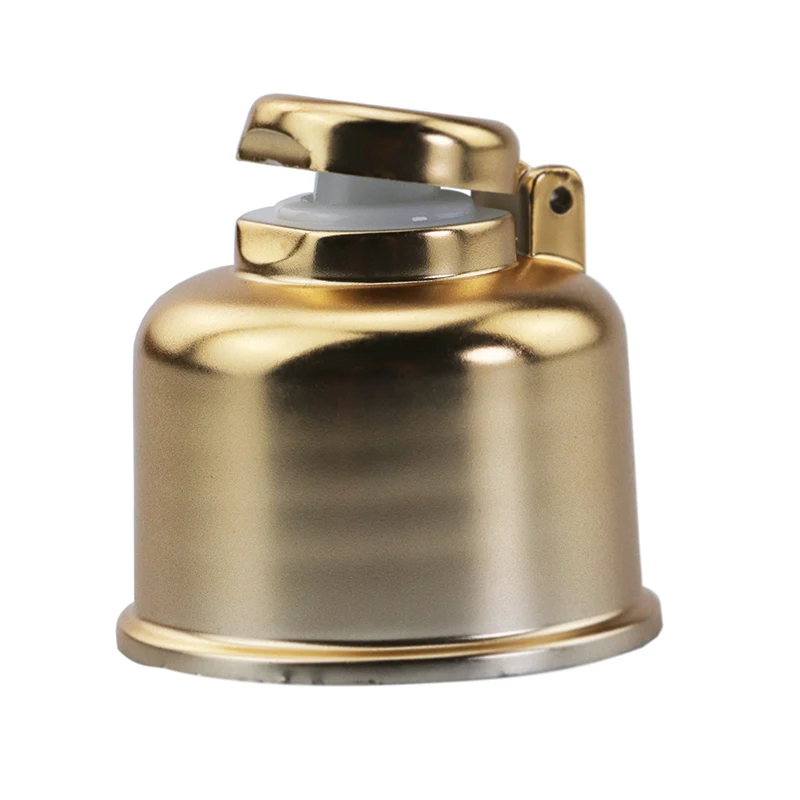 Gold And Silver Uv 24/410 28/410 Pp Plastic Spiral Flip Cosmetic Plastic Bottle Cap Customized OEM