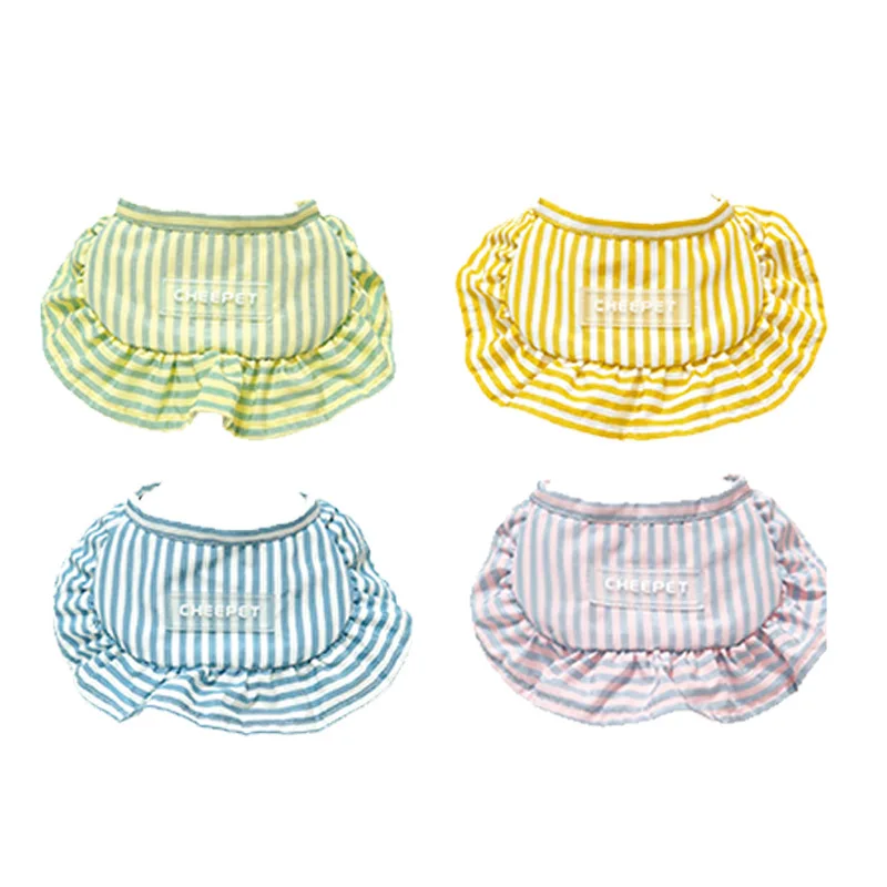 
210729LXH07 neckware adjustable lace collar grooming triangle scarf animal cat bib para perros plain pet dog bandana accessories 