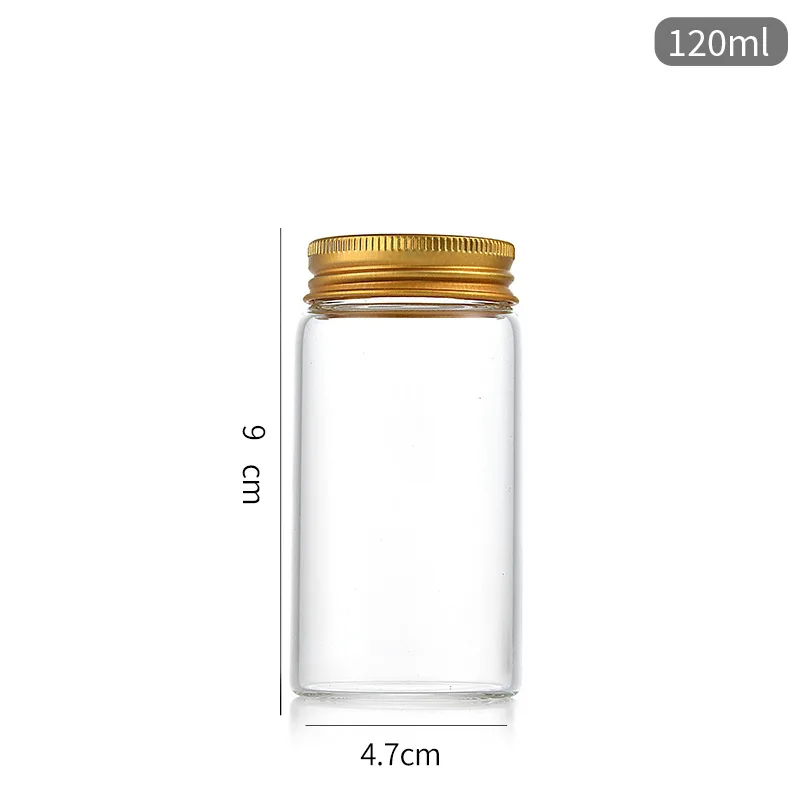 Candy Packing Tube Cups Glass Tube With Lid Glass Vial Transparent Test Tube Glass Bottle Wishing Bottle Capsule