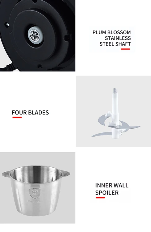 Best Quality Stainless Steel Electric Meat Grinder Powerful Meat Grinder Food Chopper Meat Grinders