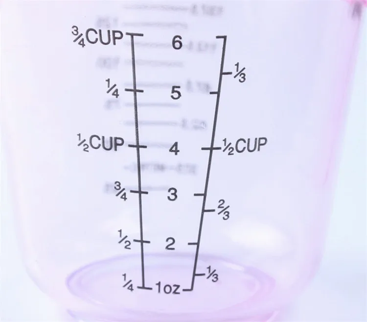 Kitchen Baking Tools 150ml Transparent Scale Cup Thicken Clear Plastic Measuring Cups