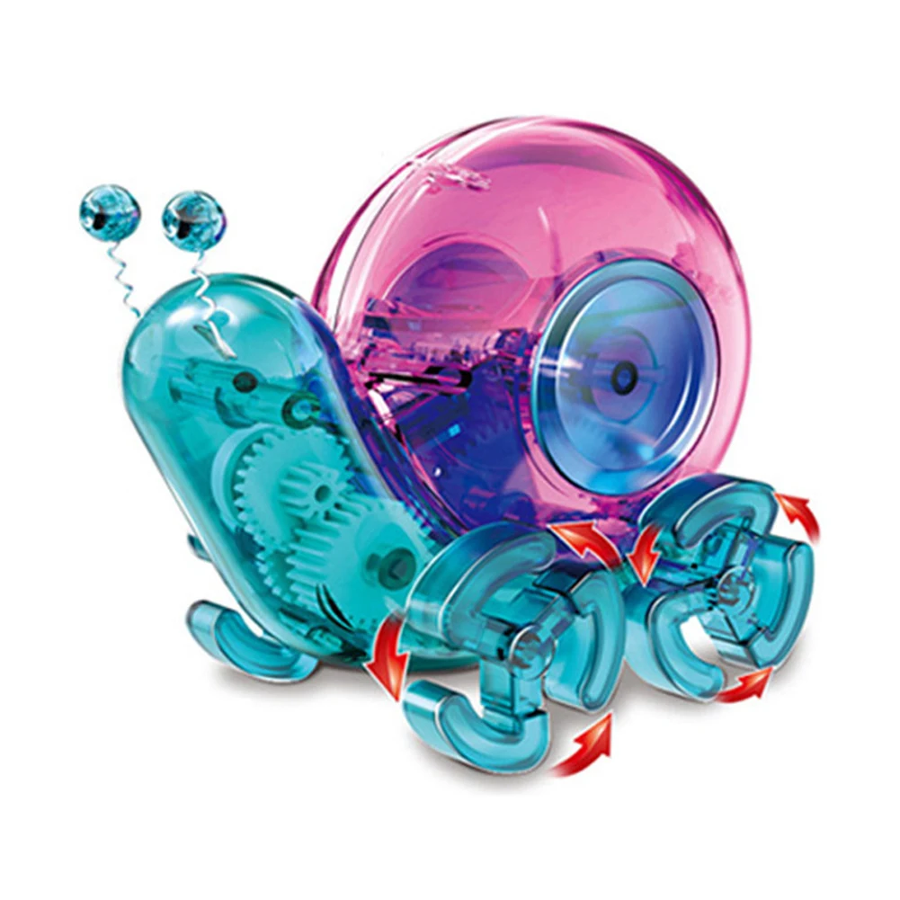 Детская сборка «Солнечные улитки», Интеллектуальный робот, детская развивающая игрушка, научные игрушки, самоустанавливающийся пазл, набор для сборки