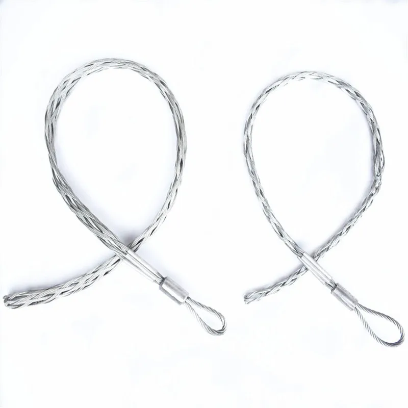 
Various styles marine cable Pulling DOUBLE EYE closed weave cable grip Whipsocks cable gripper wire rope sling 