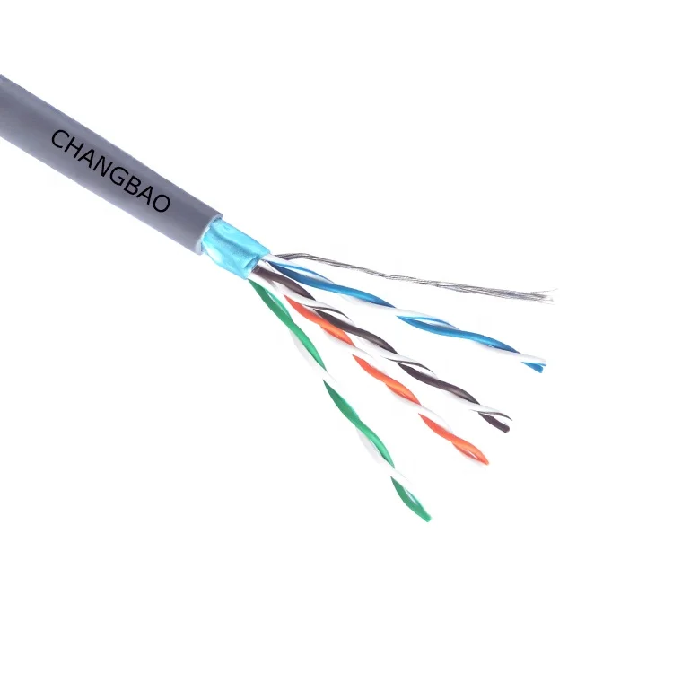 
Changbao Cat5e 1000ft 305m FTP STP SFTP SSTP 4 Pair 24AWG BC/CCA Internet Lan Cable 