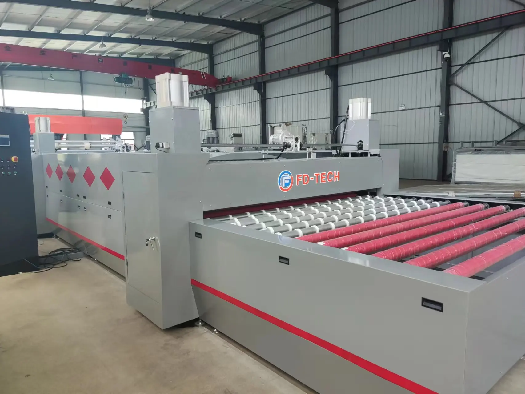 High Efficiency, Lower Noise and Communication Function Full Automatic Laminated Glass Production Line