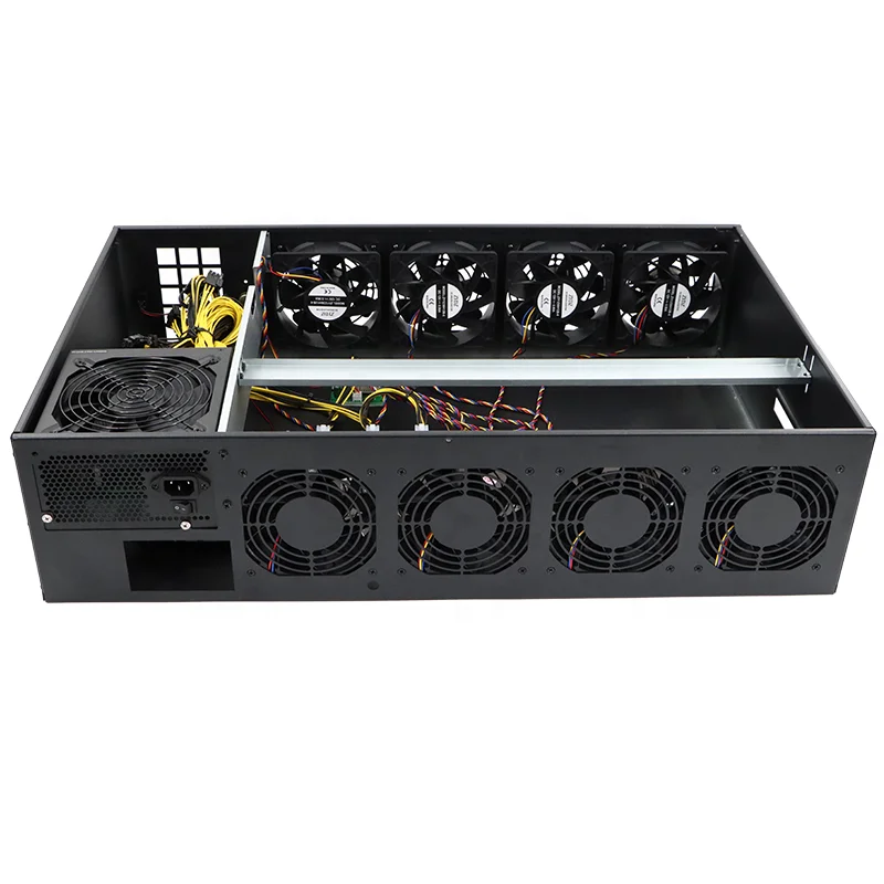 Корпус B85 8gpu для компьютера 8 вентиляторов материнская плата шасси сто