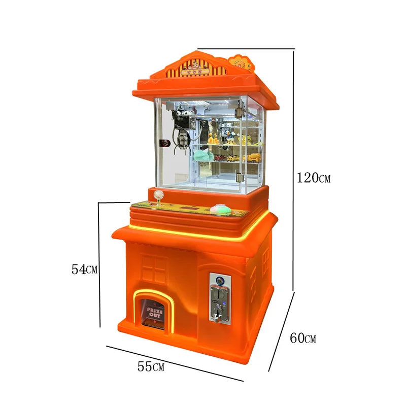 Amusement Metal and Plastic Coin Pusher Coin Operated Capsule Vending Machine  Game claw machine fillers 3 inch