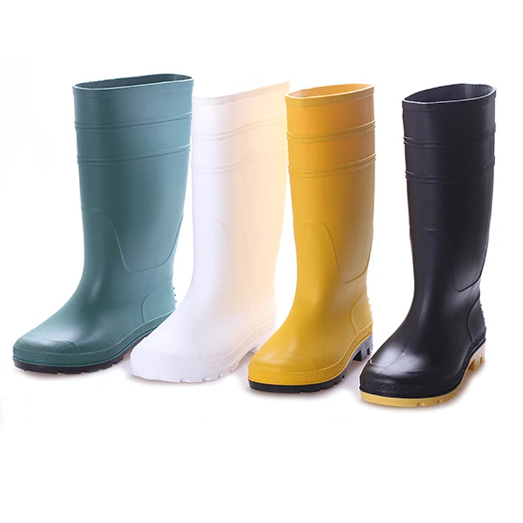 Short Rain Boot Custom Rain Shoe PVC Rain Boots Printed Waterproof Silicone Woman Design Your Own Men OEM Accept EU #38-47 Adult