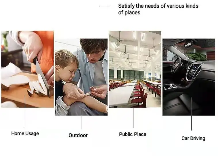 Tactical First Aid Kit for Driving Traveling Outdoor Home Using Red Portable First Aid Kit with Supplies