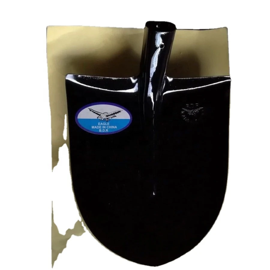 Middle east marketing garden tools high quality black painted S510 type shovel