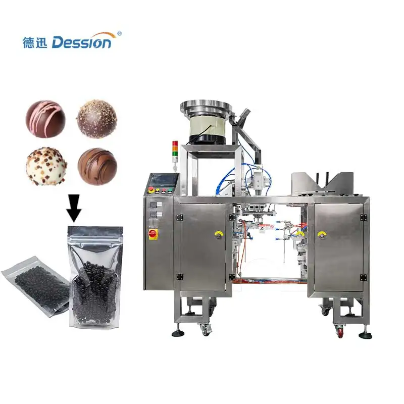 Factory price chocolate ball /candy double twist packing machine Stand up Pouch Packing Machine