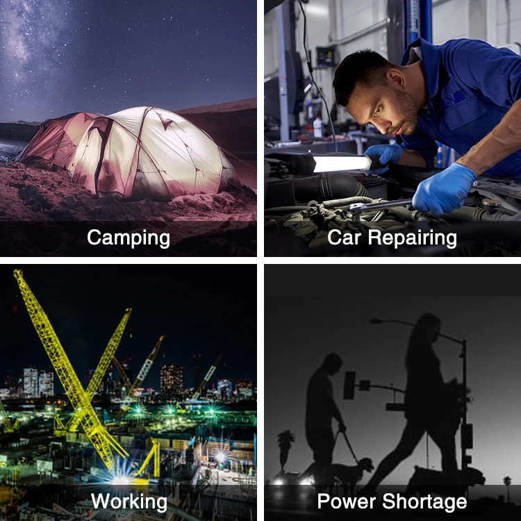 Flexible cob Battery version led cob led work light mini portable work lamp