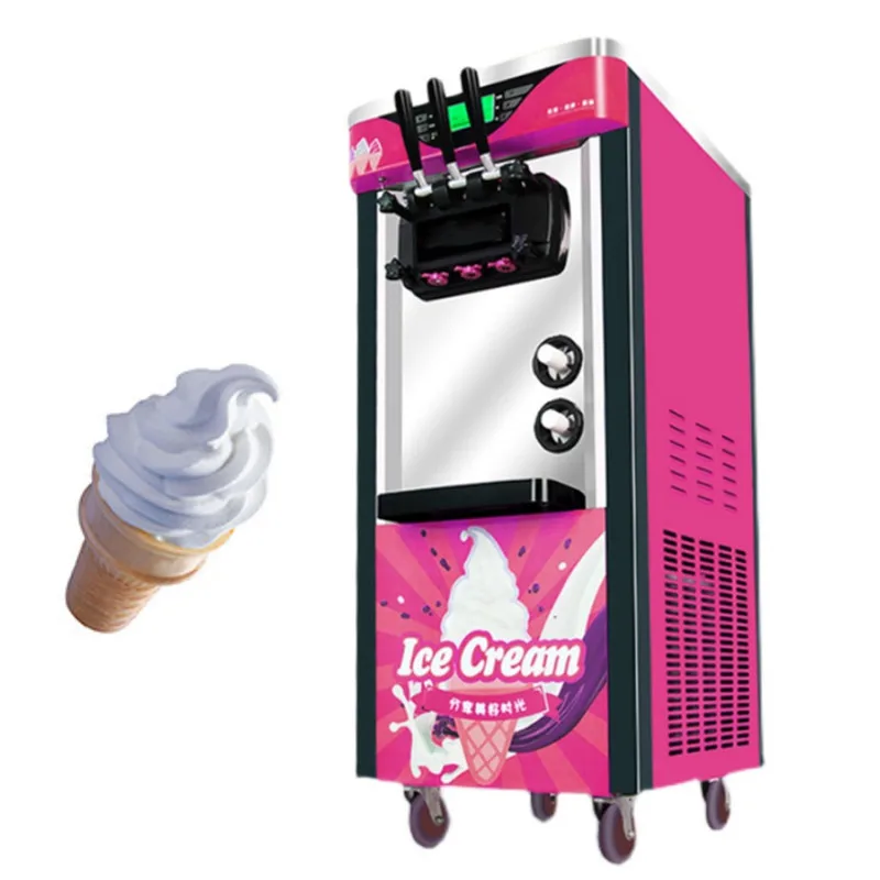 3 flavor vertical ice cream maker machine commercial soft ice cream machines prices