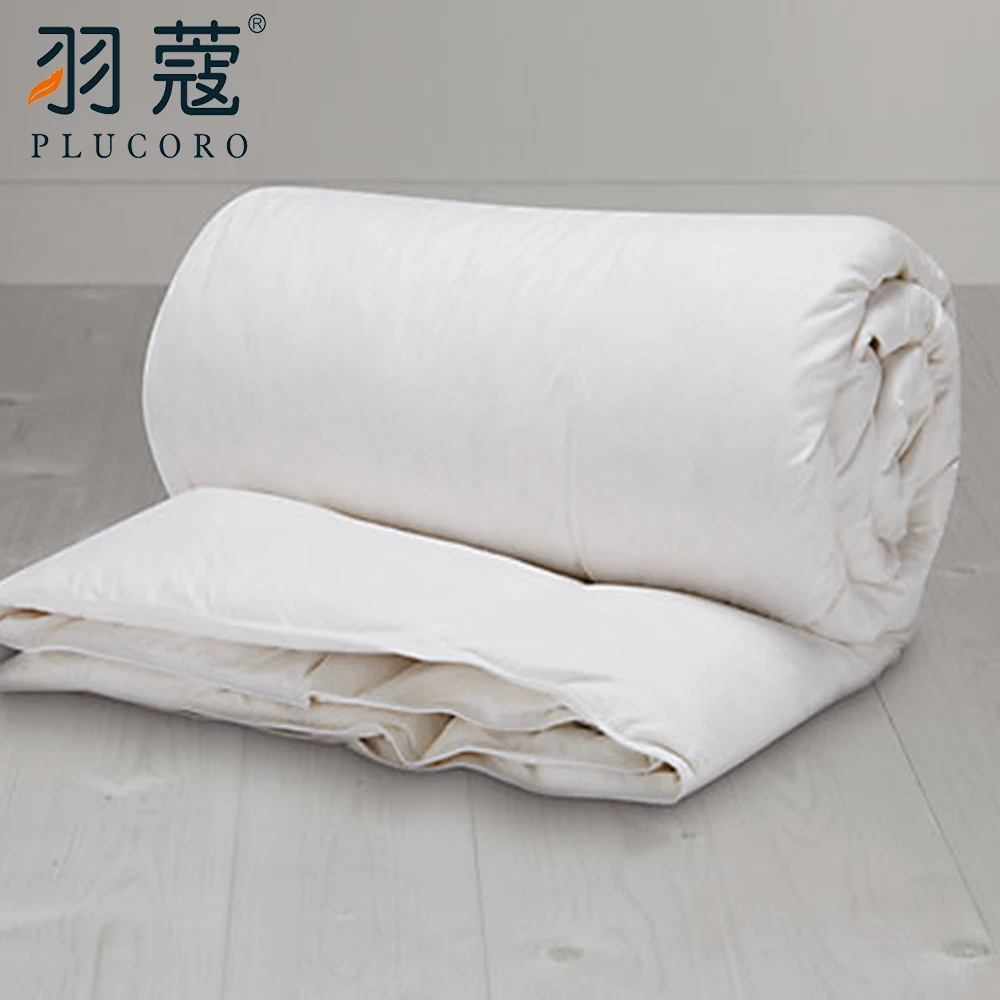 King Size Bed Comforters Cotton Fabric Imitate Down Cotton Filling Winter Bed Hotel Down Quilt