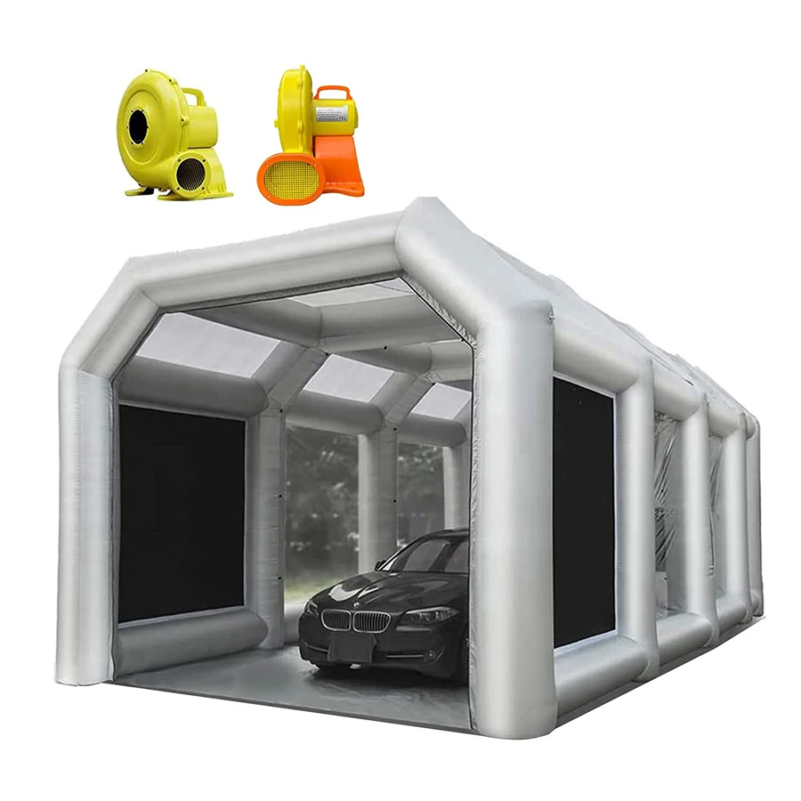 Car inflatable paint spray booth portable paint spray booth 1100W/ 950W blower