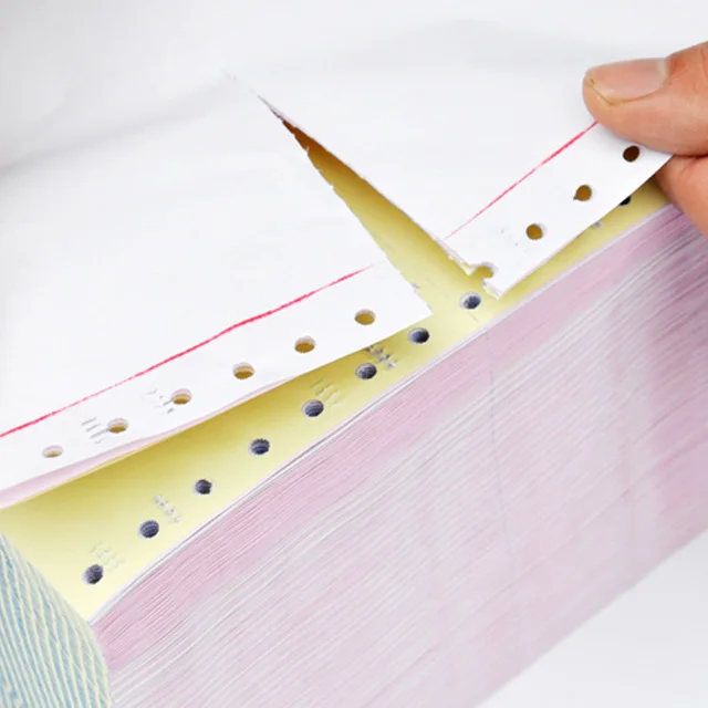 
High Quality Printing Copy Paper 100% Wood Pulp Blank Carbonless Paper For Dot Matrix Printer High Quality Printing Copy Paper 100% Wood Pulp Blank Carbonless Paper For Dot Matrix Printer