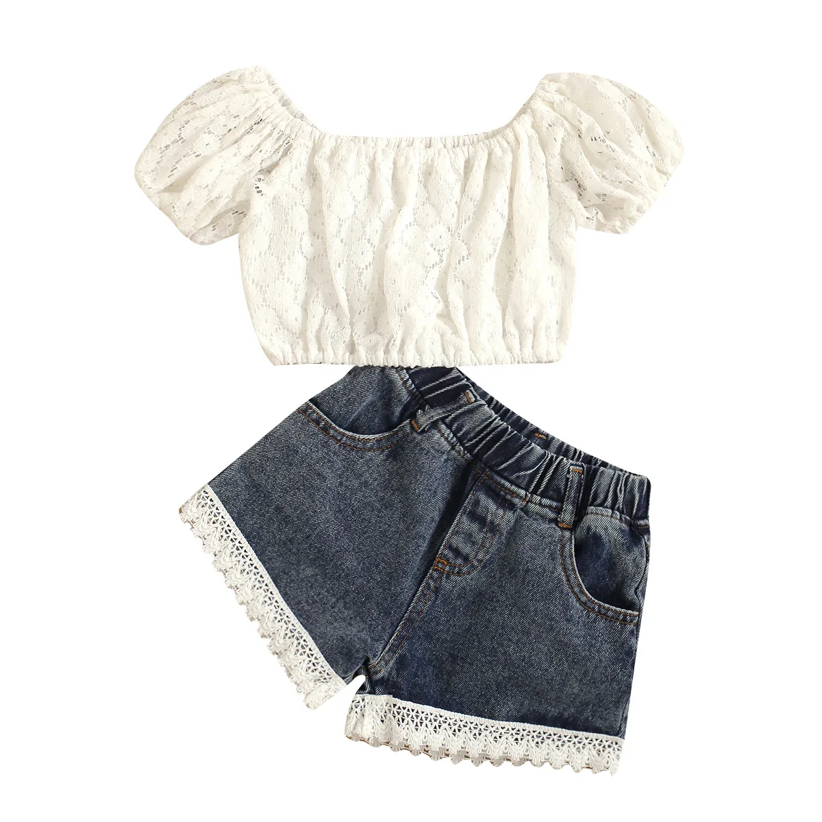 Fashion Little Summer Children Kids Clothing For Girls Boutique Clothing Sets