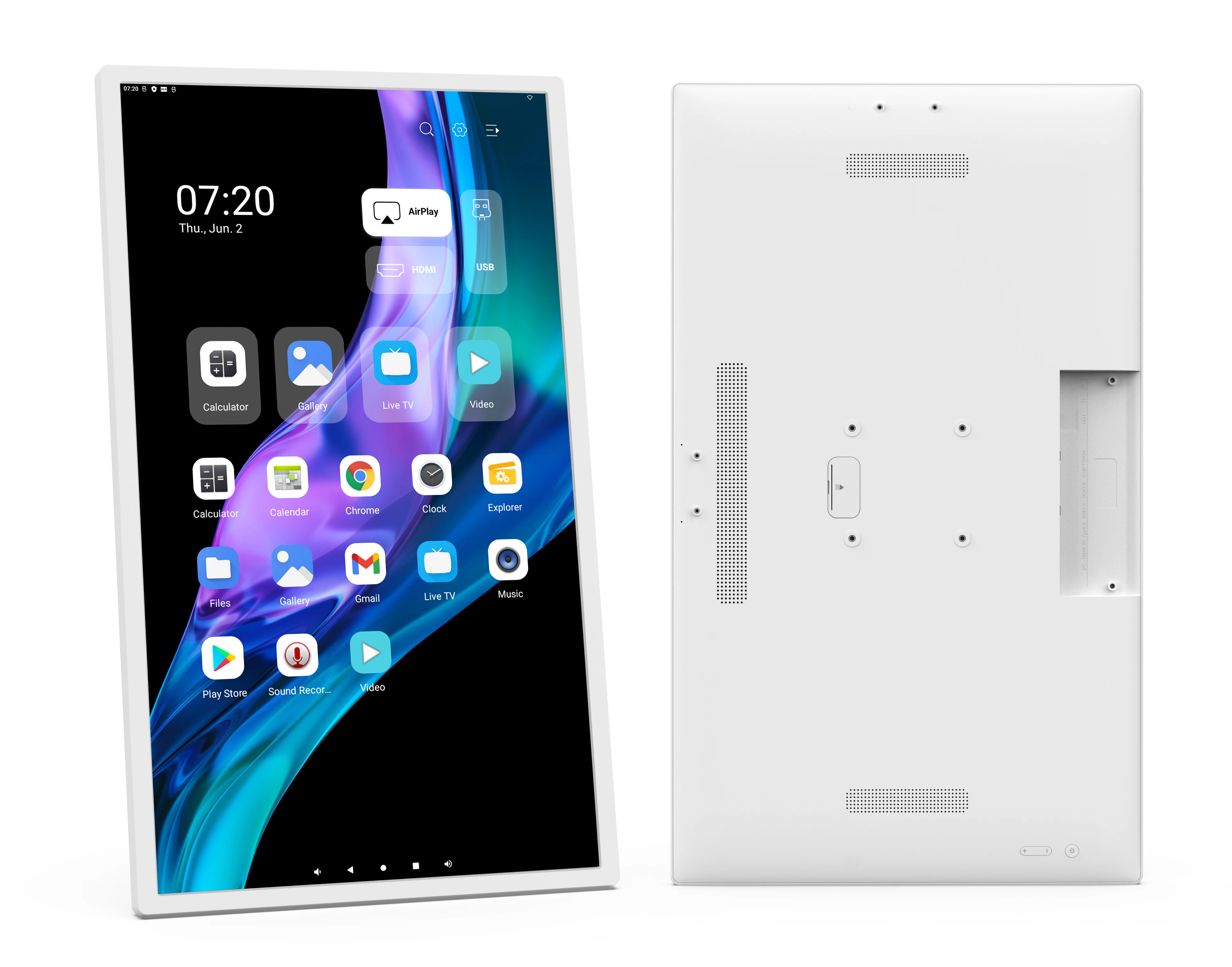 ELC NW3295T 32 inch incell wall mounted Rk3588 WiFi 6 Android 12 advertisement android digital signage tablet