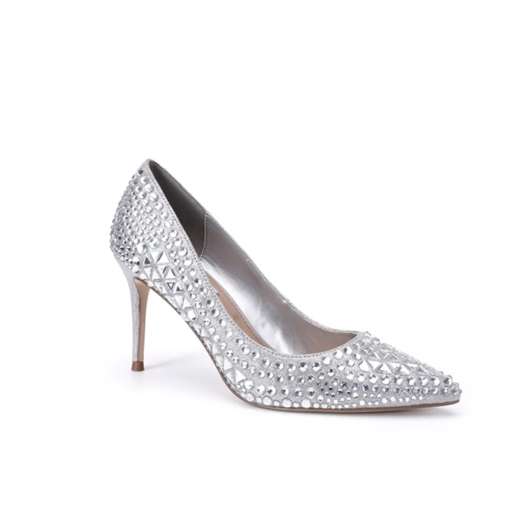 2021 Fashion zapatos famous other trendy shoes studded genuine leather custom high heels dress shoe bridal shoes