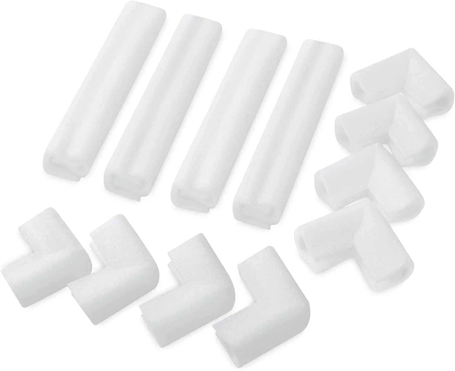 Wholesale Cushioning Foam Sets, L-shaped Protection Corners and U-shaped Protection Packaging Edge Protector Foam for Shipping