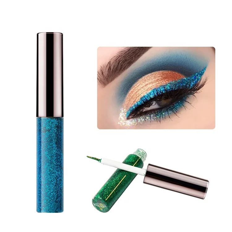 New Arrivals Glitter Metallic Eye Liner Long Lasting Waterproof Shimmer Eyeshadow Glitter Liquid Eyeliner