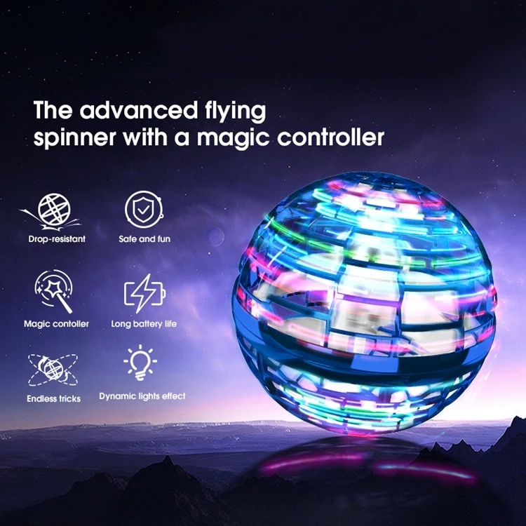  With Hot Sale Flying Spinner For Christmas Toys Most Tricked - Out Fidget